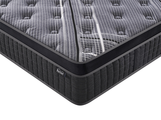 Niestandardowy ortopedyczny materac z gelu lateksowego z pianą pamięciową w pudełku Pocket Spring Bed do użytku domowego i hotelowego