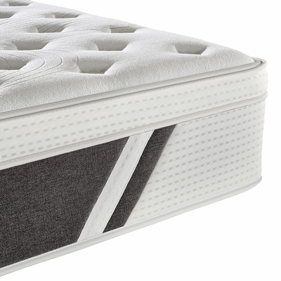 Euro Top Lateks Pianka 7 Strefy Walcowany Kieszonkowy Materac Wiosny King Size