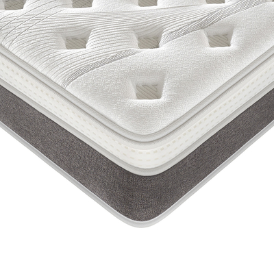 Euro Top Lateks Pianka 7 Strefy Walcowany Kieszonkowy Materac Wiosny King Size